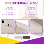 Causeuse/Petit canapé moderne de 65 pouces avec 2 ports de chargement USB