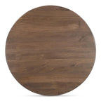 Table à manger ronde de 122 cm avec pieds croisés — Table de salle à manger moderne