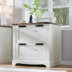 Farmhouse File Cabinet, Wood Filing Cabinets, Office Storage Cabinet