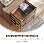Meuble de rangement en bois style ferme – Rangement pour bureau à domicile au style rustique
