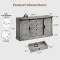 Farmhouse 4 Drawer Dresser for Bedroom, Living Room