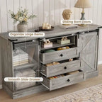 Commode 4 tiroirs style rustique – Rangement chambre et salon