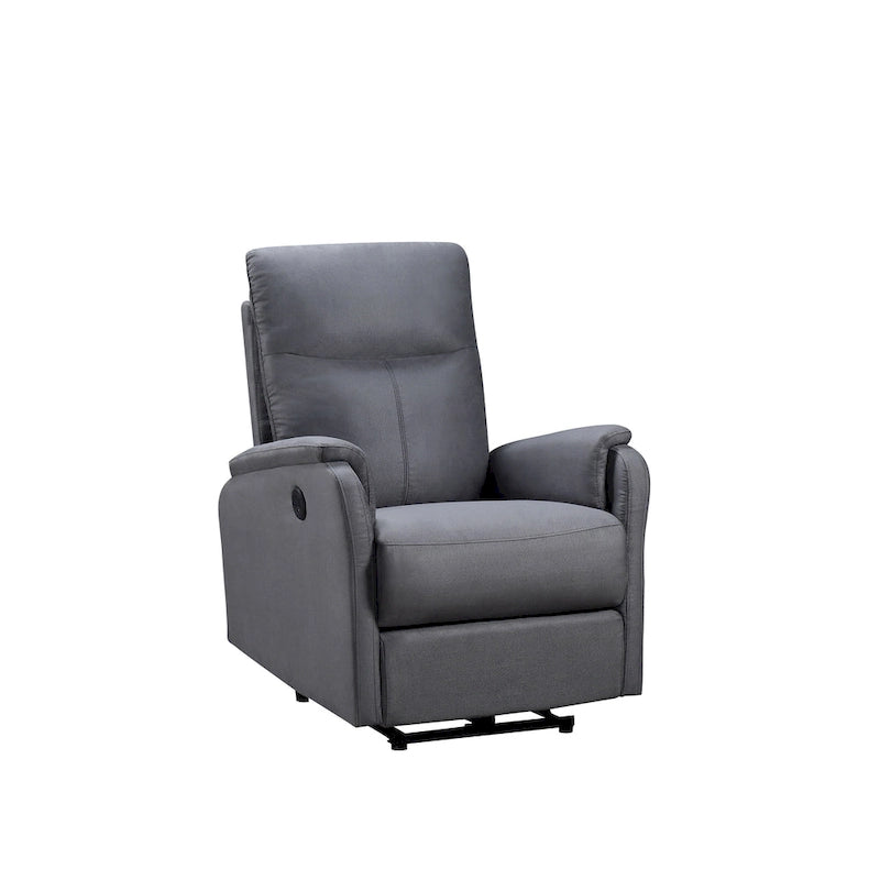 Fauteuil inclinable électrique avec port de chargement USB — Fauteuil inclinable simple pour salon et chambre à coucher