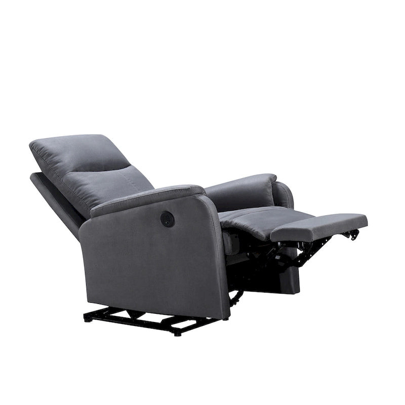 Fauteuil inclinable électrique avec port de chargement USB — Fauteuil inclinable simple pour salon et chambre à coucher