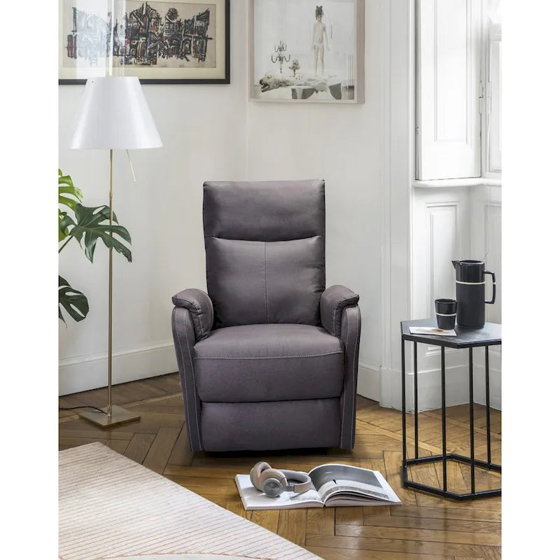 Fauteuil inclinable électrique avec port de chargement USB — Fauteuil inclinable simple pour salon et chambre à coucher