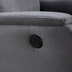 Fauteuil inclinable électrique avec port de chargement USB — Fauteuil inclinable simple pour salon et chambre à coucher
