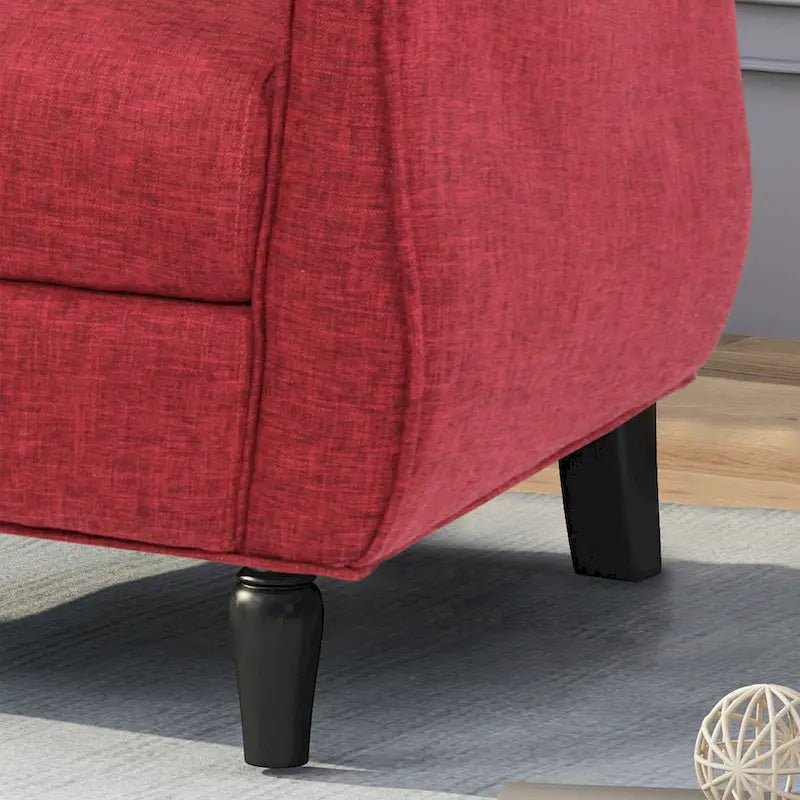 Fauteuil d'appoint traditionnel en tweed — Chaise de salon classique