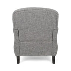 Fauteuil d'appoint traditionnel en tweed — Chaise de salon classique
