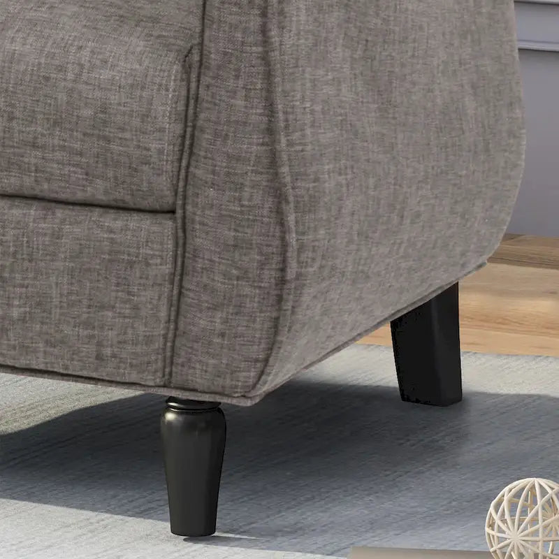 Fauteuil d'appoint traditionnel en tweed — Chaise de salon classique