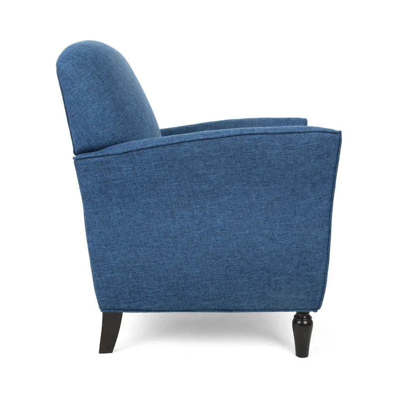 Fauteuil d'appoint traditionnel en tweed — Chaise de salon classique