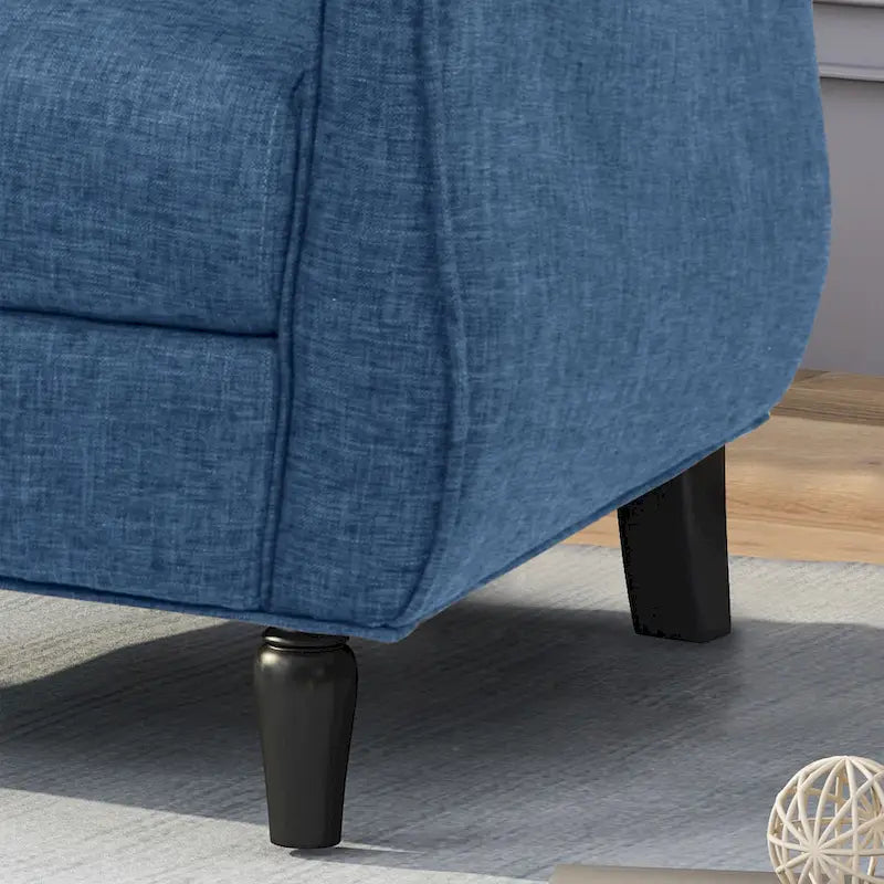 Fauteuil d'appoint traditionnel en tweed — Chaise de salon classique