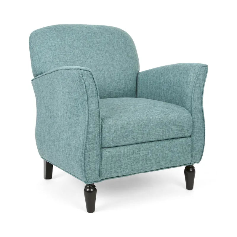 Fauteuil d'appoint traditionnel en tweed — Chaise de salon classique