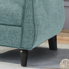 Fauteuil d'appoint traditionnel en tweed — Chaise de salon classique