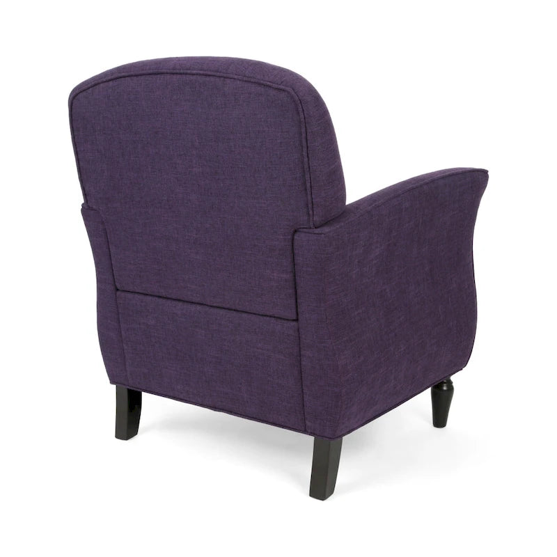 Fauteuil d'appoint traditionnel en tweed — Chaise de salon classique