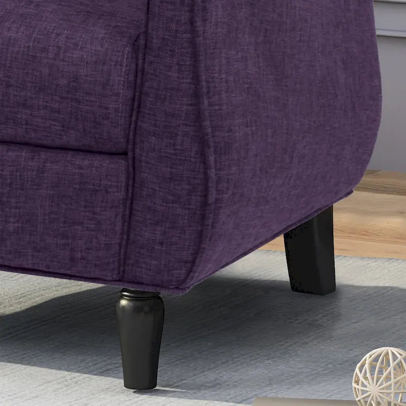 Fauteuil d'appoint traditionnel en tweed — Chaise de salon classique