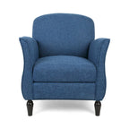 Fauteuil d'appoint traditionnel en tweed — Chaise de salon classique