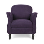 Fauteuil d'appoint traditionnel en tweed — Chaise de salon classique