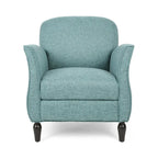 Fauteuil d'appoint traditionnel en tweed — Chaise de salon classique