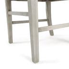 Chaises de salle à manger en bois d'acacia de ferme — Sièges de salle à manger en bois massif