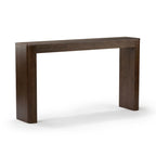 Console galbée de 56 po — Table d'entrée et table d'appoint de canapé modernes