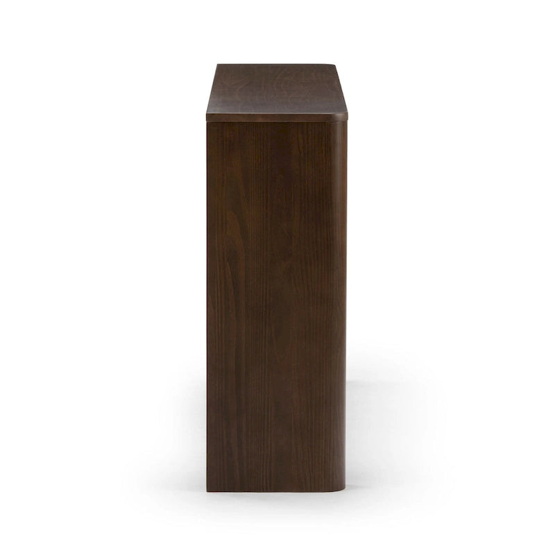 Console galbée de 56 po — Table d'entrée et table d'appoint de canapé modernes