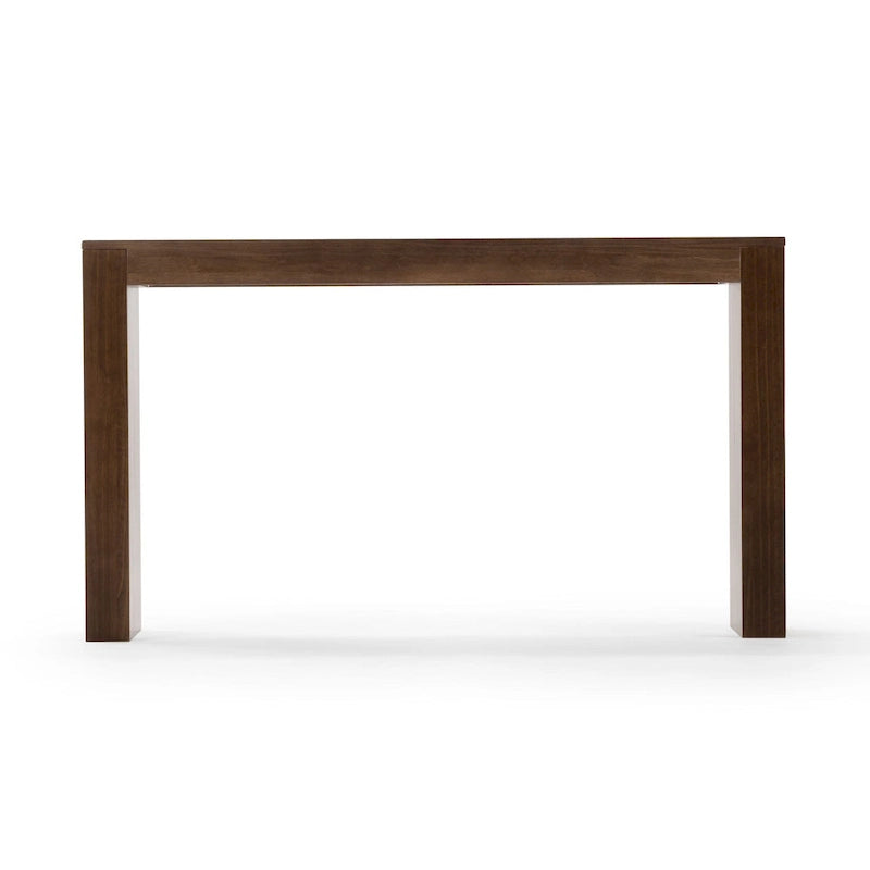 Console galbée de 56 po — Table d'entrée et table d'appoint de canapé modernes