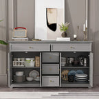 Commode, buffet et armoire de rangement – Buffet vaisselier blanc, noir ou gris