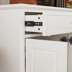 Commode, buffet et armoire de rangement – Buffet vaisselier blanc, noir ou gris