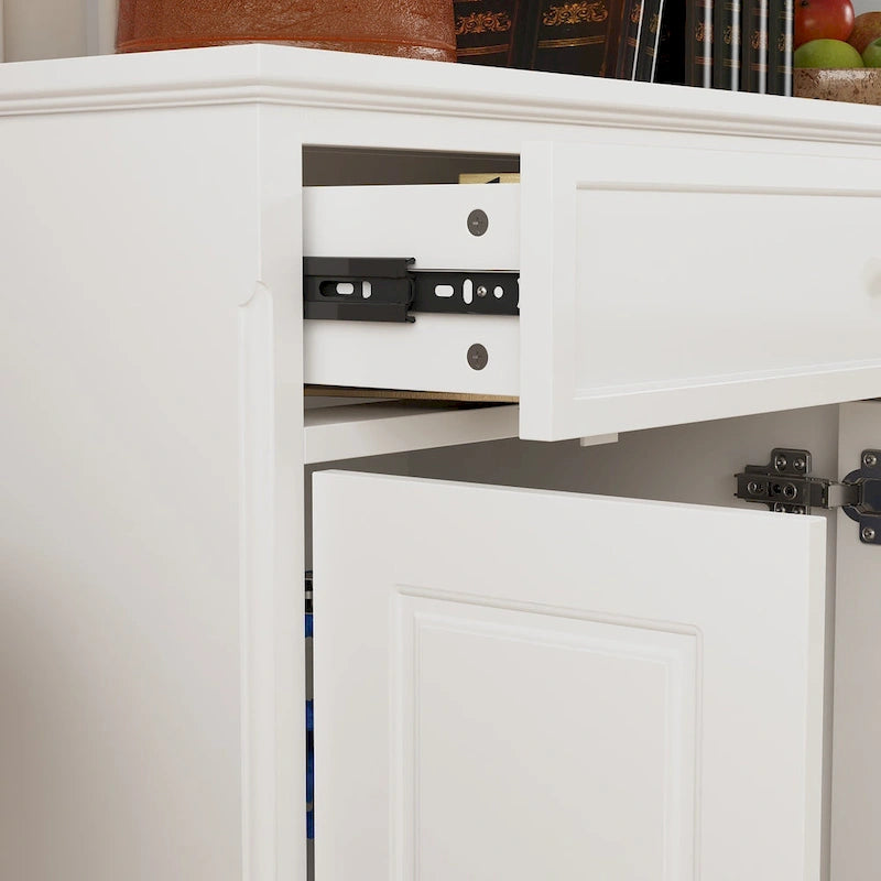 Commode, buffet et armoire de rangement – Buffet vaisselier blanc, noir ou gris