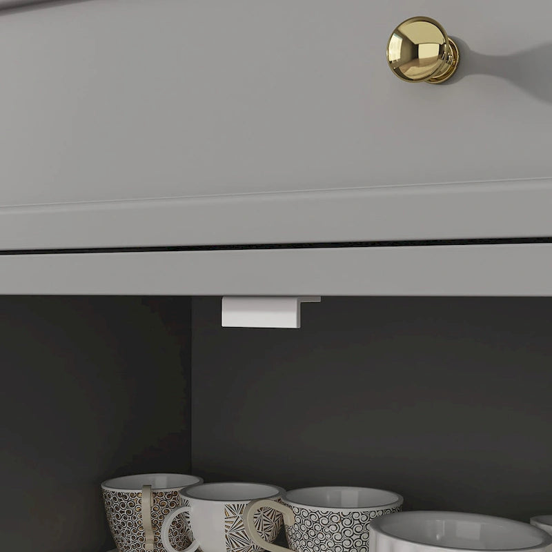 Commode, buffet et armoire de rangement – Buffet vaisselier blanc, noir ou gris