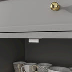 Commode, buffet et armoire de rangement – Buffet vaisselier blanc, noir ou gris
