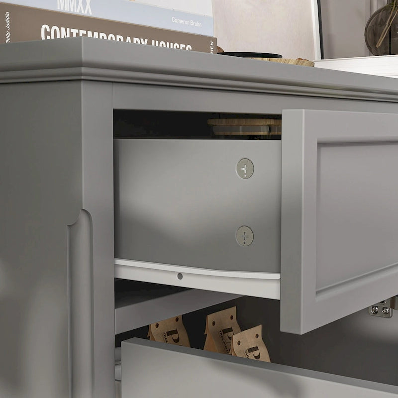 Commode, buffet et armoire de rangement – Buffet vaisselier blanc, noir ou gris