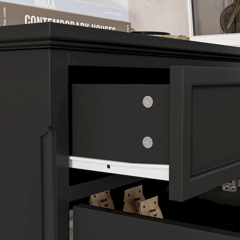 Commode, buffet et armoire de rangement – Buffet vaisselier blanc, noir ou gris