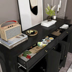 Commode, buffet et armoire de rangement – Buffet vaisselier blanc, noir ou gris