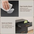Commode double en bois à 6 tiroirs — Commode de chambre à coucher, de salon et d'entrée avec support TV