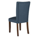 Chaise de salle à manger Parson rembourrée Blue Oceanside — Accent côtier