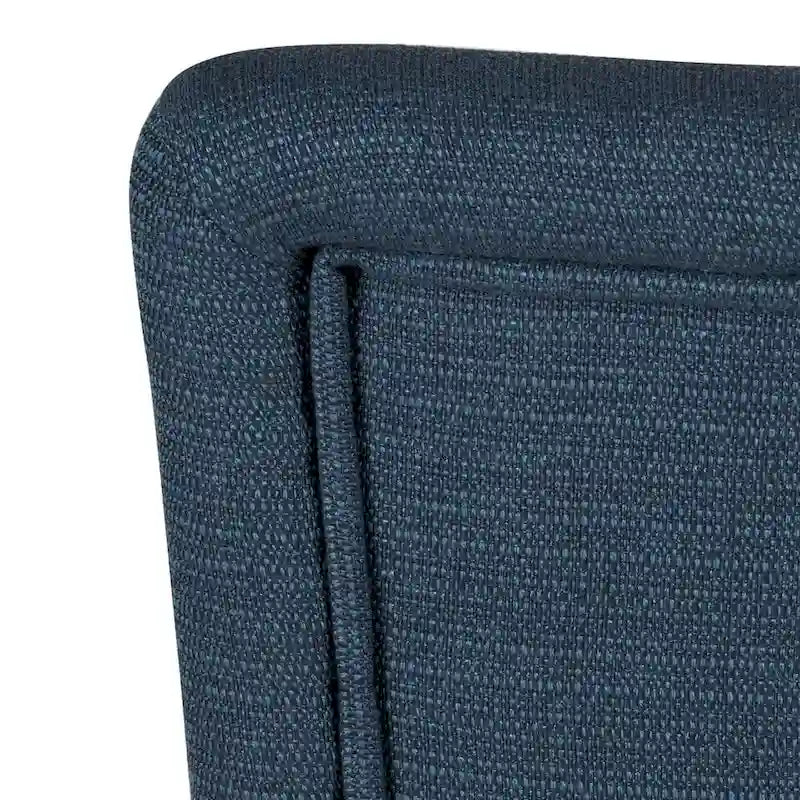 Chaise de salle à manger Parson rembourrée Blue Oceanside — Accent côtier