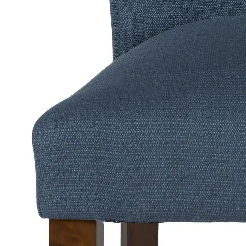 Chaise de salle à manger Parson rembourrée Blue Oceanside — Accent côtier