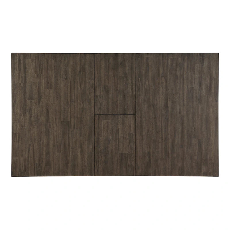 Table de salle à manger bicolore Smokey avec 6 chaises — Mobilier de salle à manger complet