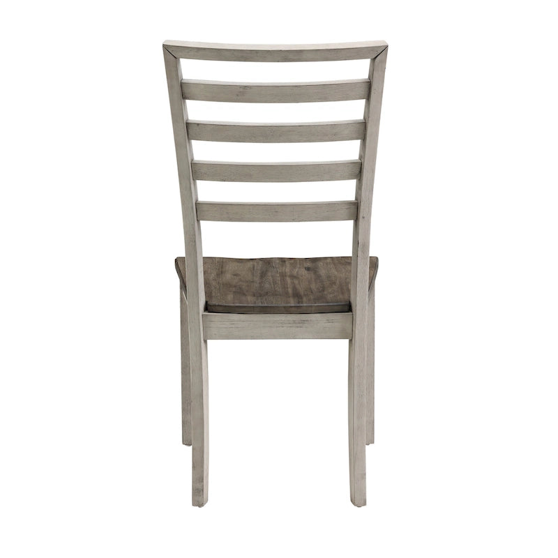 Table de salle à manger bicolore Smokey avec 6 chaises — Mobilier de salle à manger complet