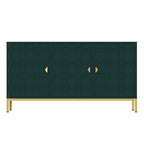 Buffet/Armoire d'appoint multimédia brillante à 3 portes — Salon moderne
