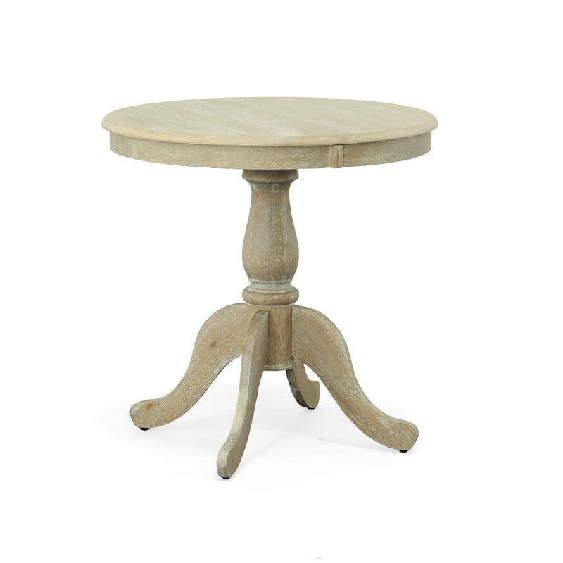 Table à manger ronde sur pied 30" — Table de salle à manger classique