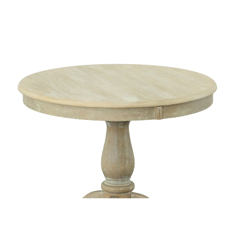 Table à manger ronde sur pied 30" — Table de salle à manger classique