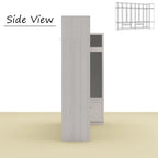 Grande armoire en verre dépoli — Rangement polyvalent