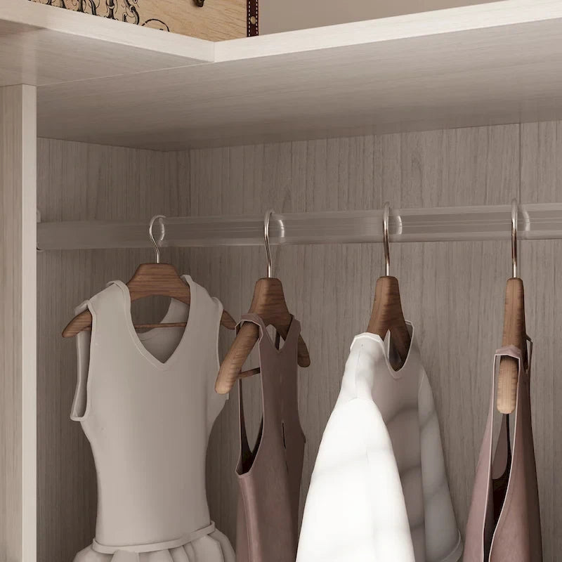 Grande armoire en verre dépoli — Rangement polyvalent