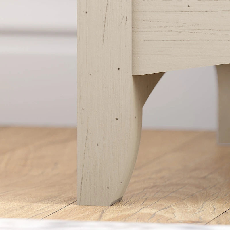Classeur latéral blanc antique – Rangement pour bureau à domicile
