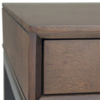 Bureau large industriel en bois massif 72" — Poste de travail pour bureau à domicile