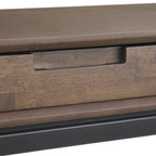 Bureau large industriel en bois massif 72" — Poste de travail pour bureau à domicile