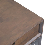 Bureau large industriel en bois massif 72" — Poste de travail pour bureau à domicile