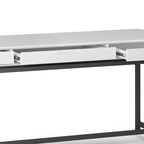 Bureau large industriel en bois massif 72" — Poste de travail pour bureau à domicile